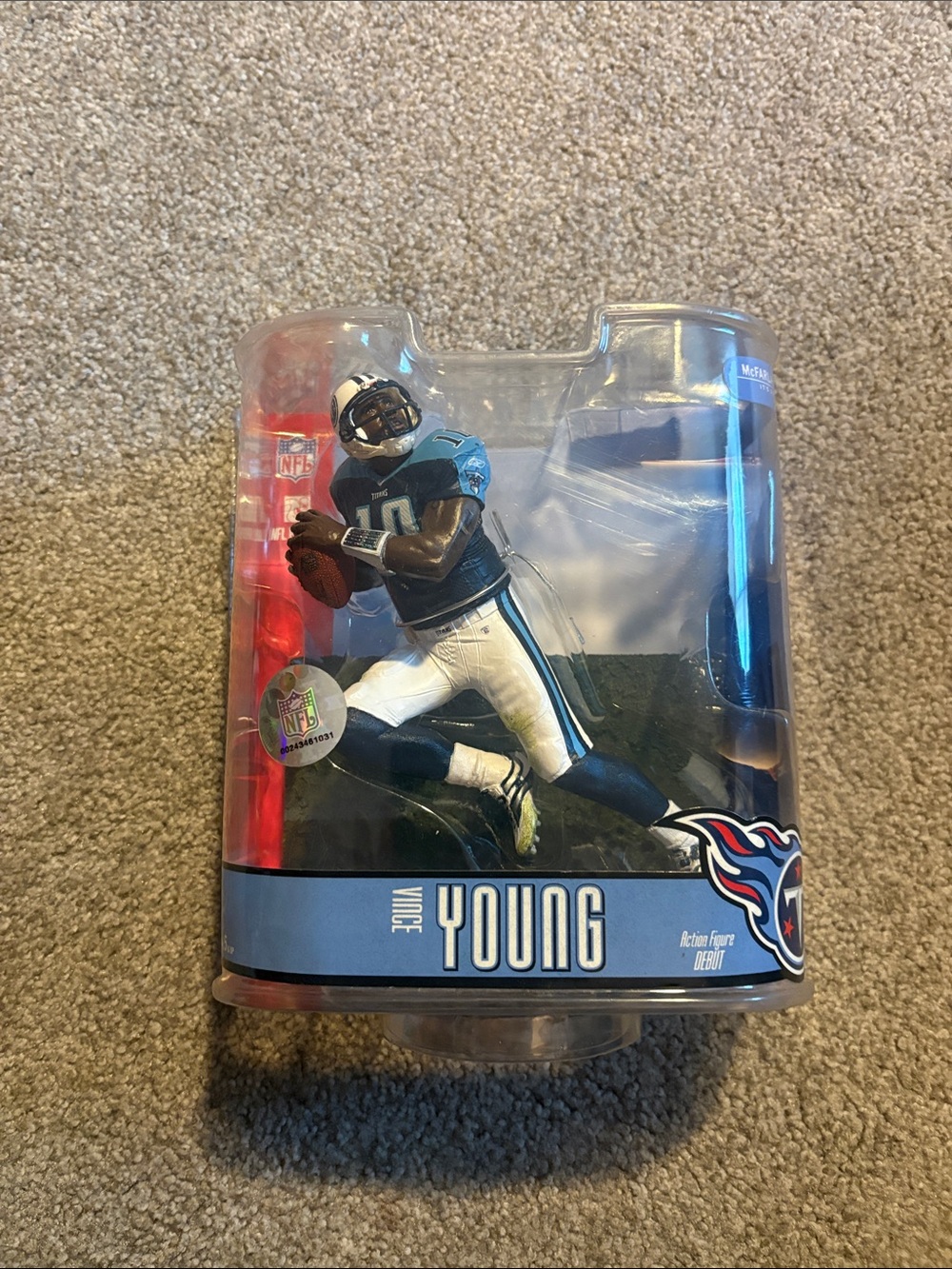 NFL Titans Blue Vince Young Action Figure - Kids Toys